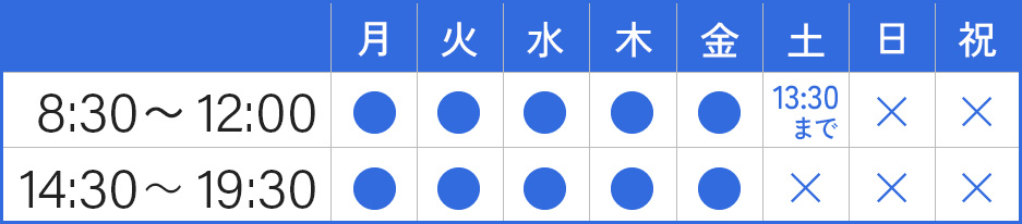診療表